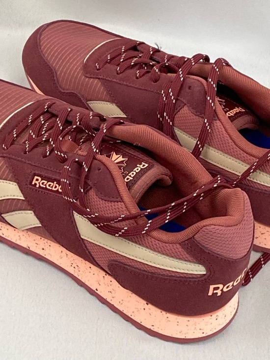 Reebok Shoes - Reebok Classic Suede Leather & Fabric Lace-up Rose Buff  Harmon TL Sneakers NWOT